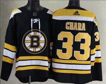 Bruins 33 Zdeno Chara Black Adidas Jersey