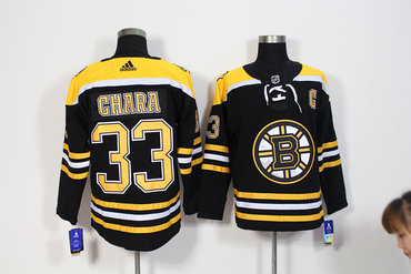 Bruins 33 Zdeno Chara Black Adidas Jersey