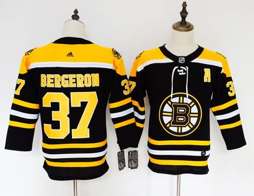 Bruins 37 Patrice Bergeron Black Youth Adidas Jersey Bruins 37 Patrice Bergeron Black Youth Adidas Jersey