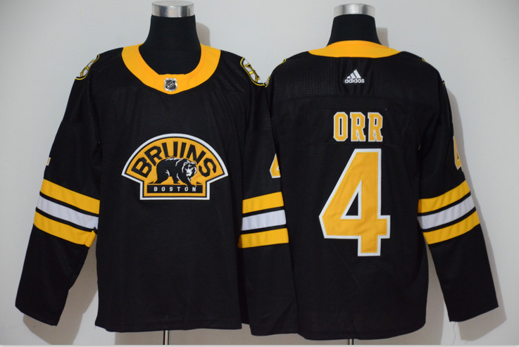 Bruins 4 Bobby Orr Black 3rd Adidas Jersey Bruins 4 Bobby Orr Black 3rd Adidas Jersey