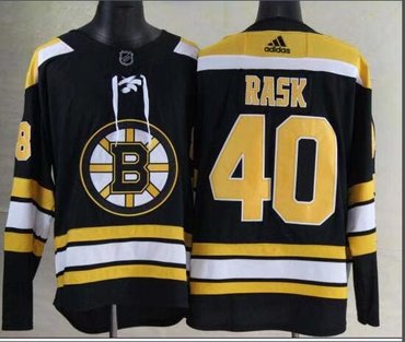 Bruins 40 Tuukka Rask Black Adidas Jersey