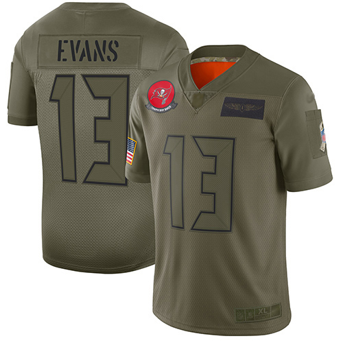 Buccaneers #13 Mike Evans Camo Men's Stitched Football Limited 2019 Salute To Service Jersey Buccaneers #13 Mike Evans Camo Men's Stitched Football Limited 2019 Salute To Service Jersey