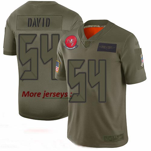 Buccaneers #54 Lavonte David Camo Youth Stitched Football Limited 2019 Salute to Service Jersey Buccaneers #54 Lavonte David Camo Youth Stitched Football Limited 2019 Salute to Service Jersey
