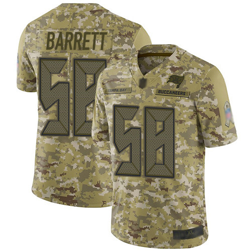 Buccaneers #58 Shaquil Barrett Camo Men's Stitched Football Limited 2018 Salute To Service Jersey Buccaneers #58 Shaquil Barrett Camo Men's Stitched Football Limited 2018 Salute To Service Jersey