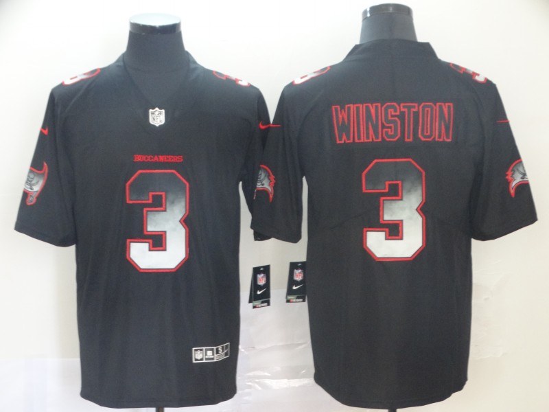 Buccaneers 3 Jameis Winston Black Arch Smoke Vapor Untouchable Limited Jersey Buccaneers 3 Jameis Winston Black Arch Smoke Vapor Untouchable Limited Jersey