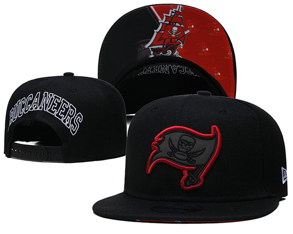Buccaneers Black Snapback Hat--GS