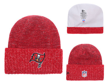 Buccaneers Team Logo Red Knit Hat YD2