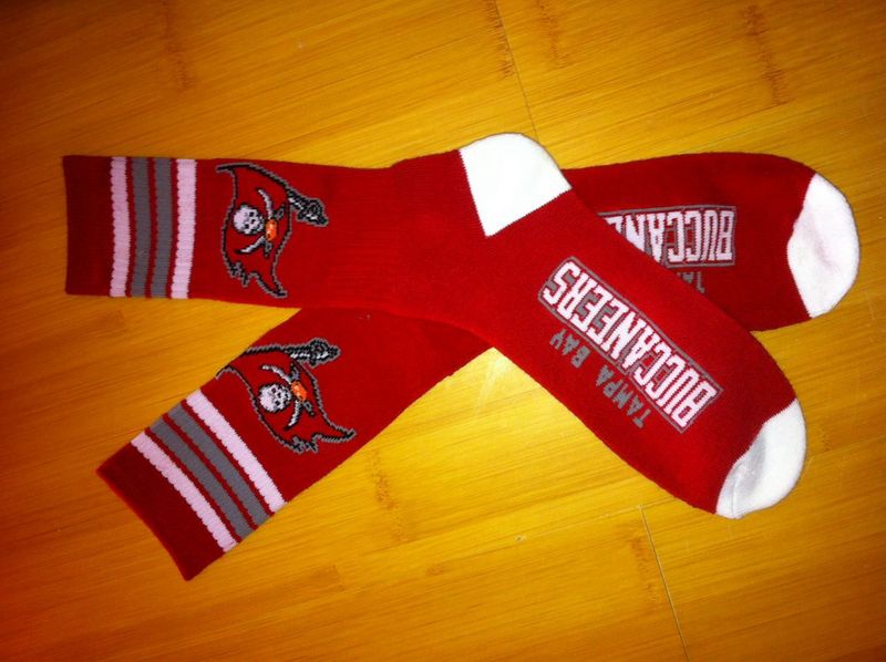 Buccaneers Team Logo Red NFL Socks Buccaneers Team Logo Red NFL Socks