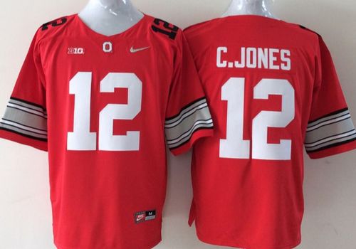 Buckeyes #12 Cardale Jones Red Stitched Youth NCAA Jersey Buckeyes #12 Cardale Jones Red Stitched Youth NCAA Jersey