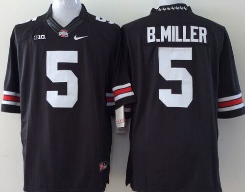 Buckeyes #5 Braxton Miller Black Stitched Youth NCAA Jersey Buckeyes #5 Braxton Miller Black Stitched Youth NCAA Jersey