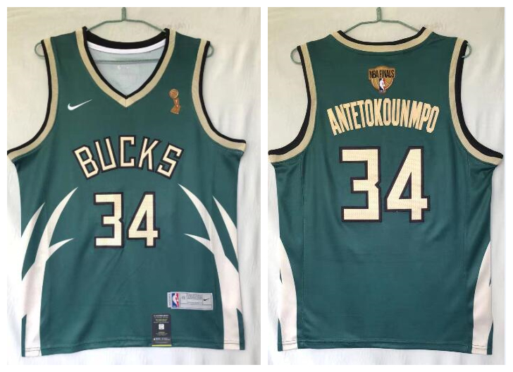 Bucks 34 Giannis Antetokounmpo Green Nike 2021 Earned Edition NBA Finals Champions Swingman Jersey Bucks 34 Giannis Antetokounmpo Green Nike 2021 Earned Edition NBA Finals Champions Swingman Jersey