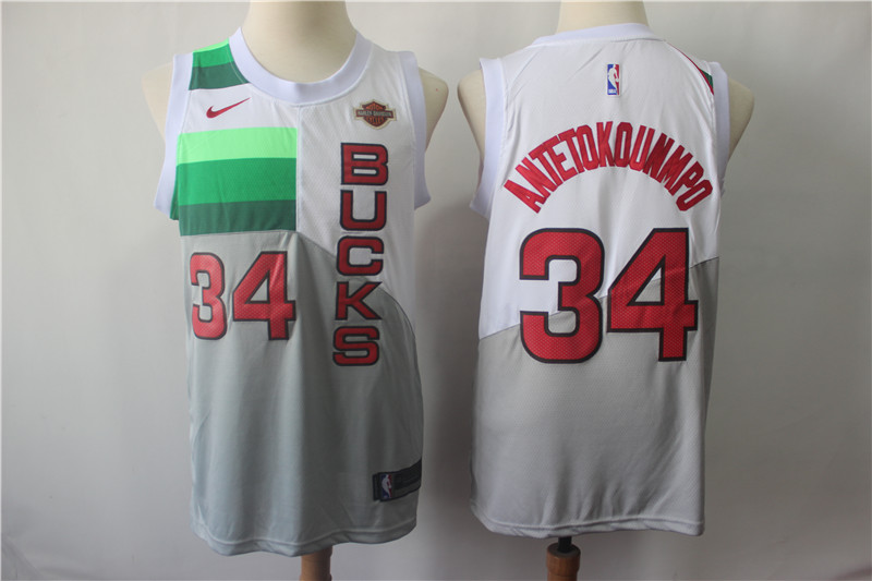 Bucks 34 Giannis Antetokounmpo White 2018-19 Earned Edition Nike Swingman Jersey Bucks 34 Giannis Antetokounmpo White 2018-19 Earned Edition Nike Swingman Jersey