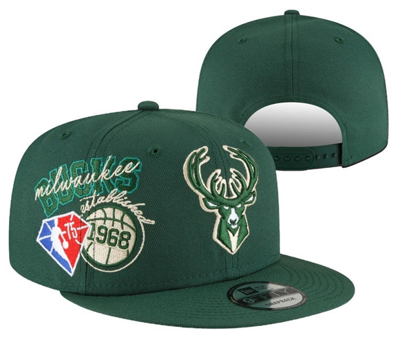 Bucks Green Snapback Hat --YD