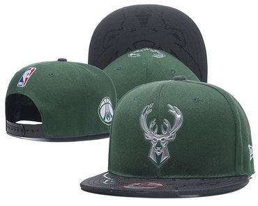 Bucks Team Logo Green Adjustable Hat YD