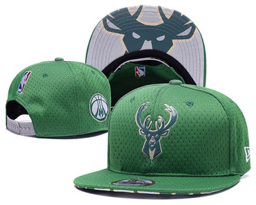 Bucks Team Logo Green Adjustable Hat YD