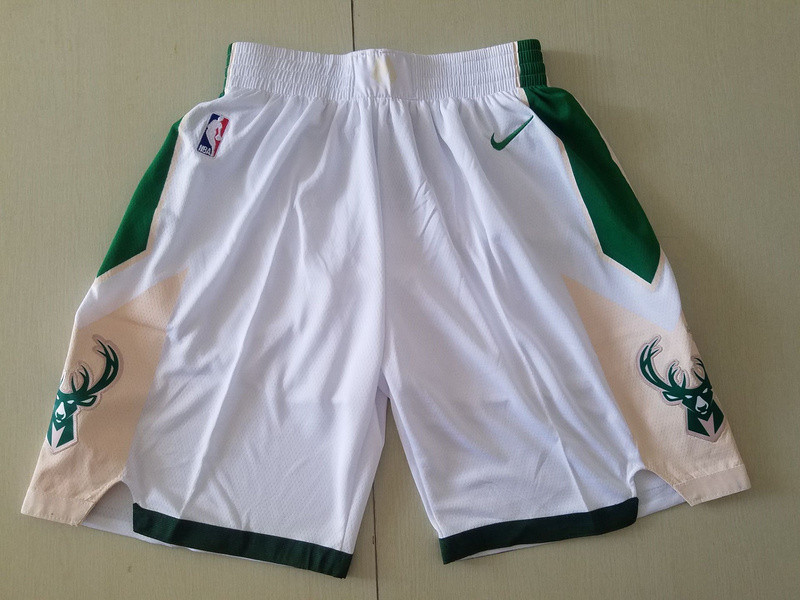Bucks White Nike Shorts Bucks White Nike Shorts