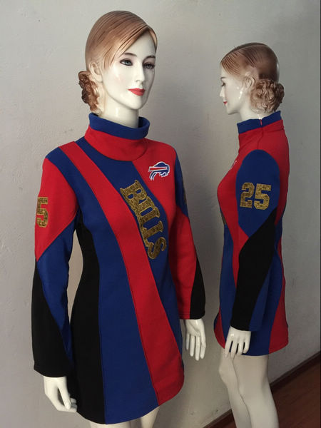 Buffalo Bills #25 LeSean McCoy NFL Player New Womens Windbreaker