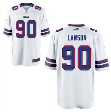Buffalo Bills #90 Shaq Lawson Nike White Elite 2016 Draft Pick Jersey Buffalo Bills #90 Shaq Lawson Nike White Elite 2016 Draft Pick Jersey
