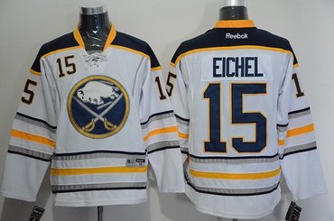 Buffalo Sabres #15 Jack Eichel White Stitched NHL Jersey