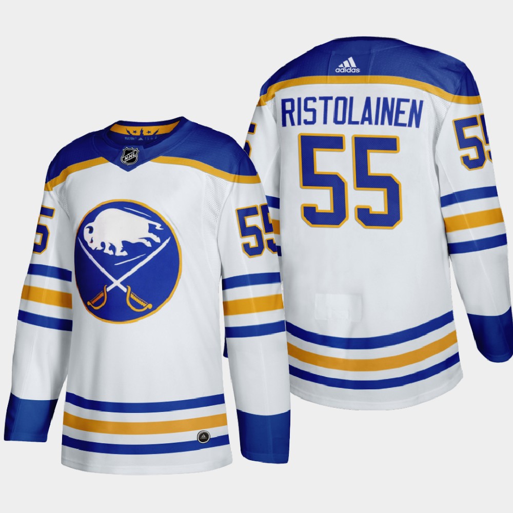 Buffalo Sabres #55 Rasmus Ristolainen Men's Adidas 2020-21 Away Authentic Player Stitched NHL Jersey White Buffalo Sabres #55 Rasmus Ristolainen Men's Adidas 2020-21 Away Authentic Player Stitched NHL Jersey White