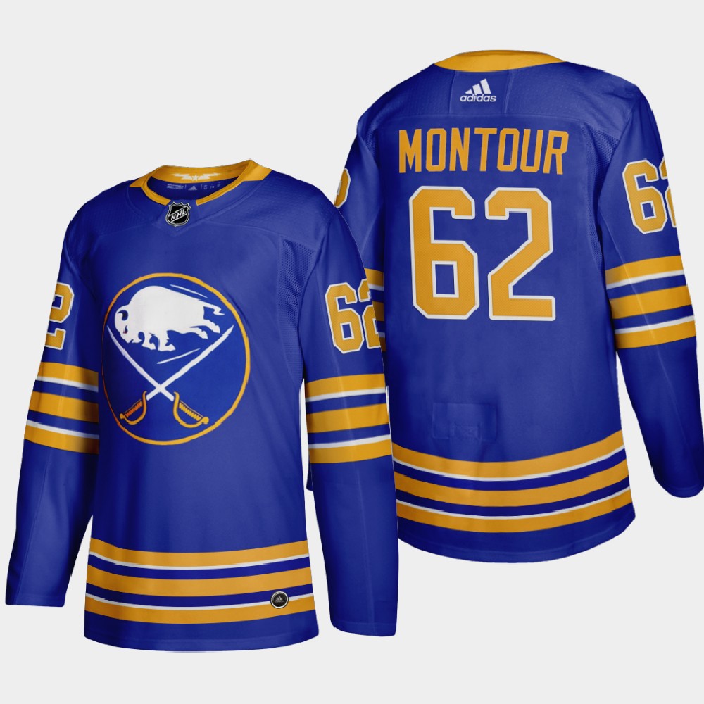Buffalo Sabres #62 Brandon Montour Men's Adidas 2020-21 Home Authentic Player Stitched NHL Jersey Royal Blue Buffalo Sabres #62 Brandon Montour Men's Adidas 2020-21 Home Authentic Player Stitched NHL Jersey Royal Blue