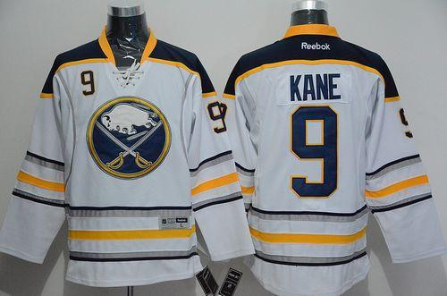 Buffalo Sabres #9 Evander Kane White Stitched NHL Jersey