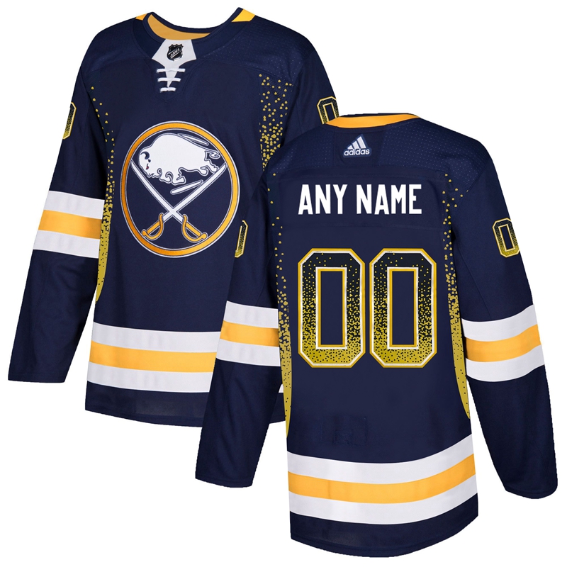 Buffalo Sabres Navy Men's Customized Drift Fashion Adidas Jersey Buffalo Sabres Navy Men's Customized Drift Fashion Adidas Jersey