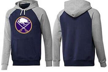 Buffalo Sabres Pullover Hoodie Dark Blue & Grey