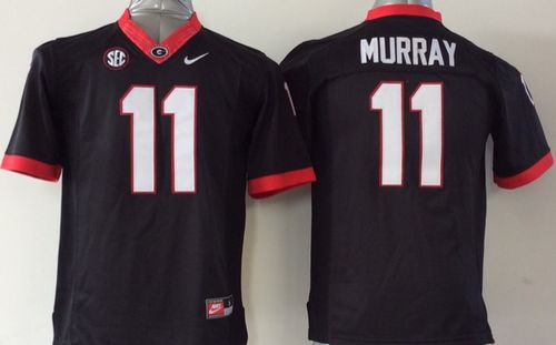 Bulldogs #11 Aaron Murray Black Stitched Youth NCAA Jersey Bulldogs #11 Aaron Murray Black Stitched Youth NCAA Jersey