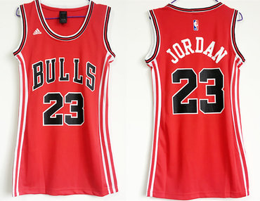 Bulls 23 Michael Jordan Red Women Swingman Jersey Bulls 23 Michael Jordan Red Women Swingman Jersey