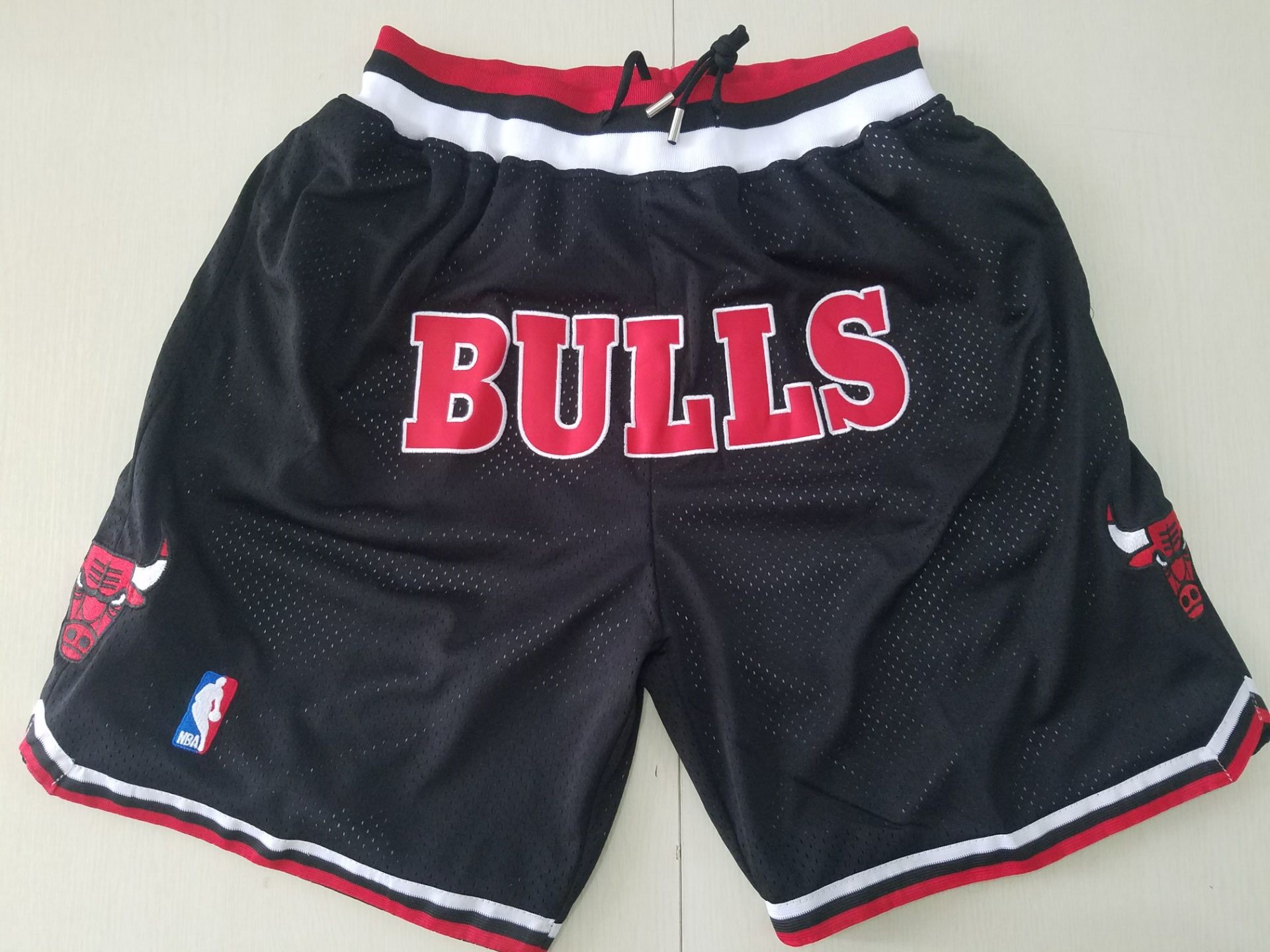 Bulls Black 1997-98 All Stitched Shorts Bulls Black 1997-98 All Stitched Shorts