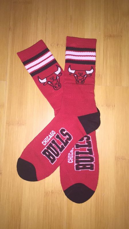 Bulls Team Logo Red NBA Socks Bulls Team Logo Red NBA Socks