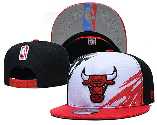 Bulls Team Logos Adjustable White Hat GS