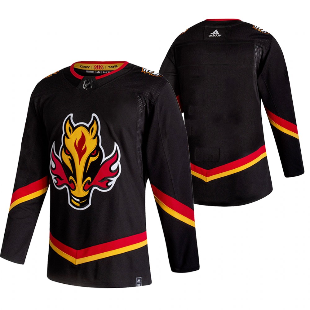 Calgary Flames Blank Black Men's Adidas 2020-21 Reverse Retro Alternate NHL Jersey Calgary Flames Blank Black Men's Adidas 2020-21 Reverse Retro Alternate NHL Jersey