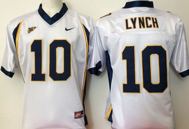 California Golden Bears 10 Marshawn Lynch White College Football Jersey