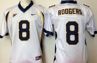California Golden Bears 8 Aaron Rodgers White College Football Jersey