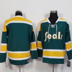 California Golden Seals Blank Green Gold CCM Throwback Stitched NHL Jersey California Golden Seals Blank Green Gold CCM Throwback Stitched NHL Jersey