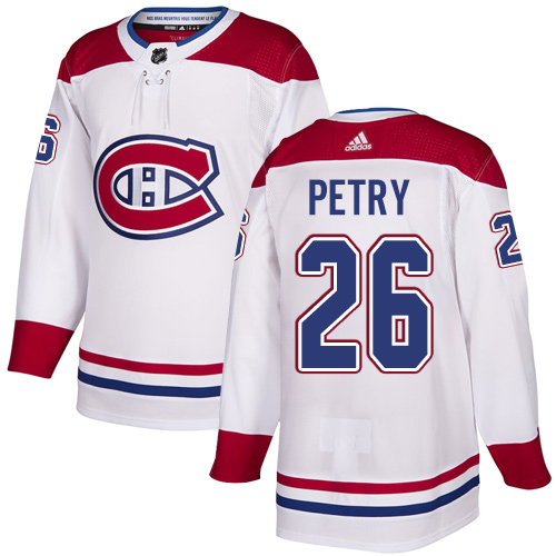 Canadiens #26 Jeff Petry White Road Authentic Stitched Hockey Jersey Canadiens #26 Jeff Petry White Road Authentic Stitched Hockey Jersey