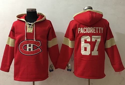 Canadiens #67 Max Pacioretty Red Pullover NHL Hoodie Canadiens #67 Max Pacioretty Red Pullover NHL Hoodie