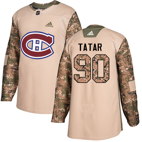 Canadiens #90 Tomas Tatar Camo Authentic 2017 Veterans Day Stitched Hockey Jersey