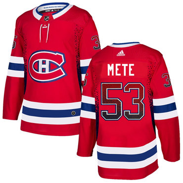 Canadiens 53 Victor Mete Red Drift Fashion Adidas Jersey Canadiens 53 Victor Mete Red Drift Fashion Adidas Jersey