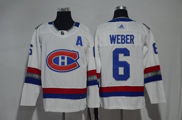 Canadiens 6 Shea Weber White 2017 NHL 100 Classic Adidas Jersey Canadiens 6 Shea Weber White 2017 NHL 100 Classic Adidas Jersey