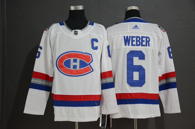 Canadiens 6 Shea Weber White 2017 NHL 100 Classic Adidas Jersey Canadiens 6 Shea Weber White 2017 NHL 100 Classic Adidas Jersey