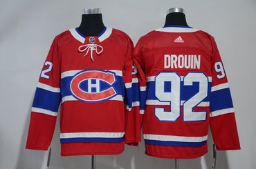 Canadiens 92 Jonathan Drouin Red Adidas Jersey Canadiens 92 Jonathan Drouin Red Adidas Jersey