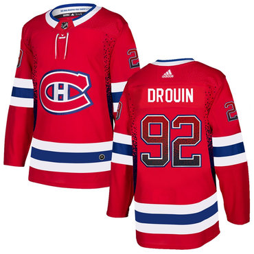 Canadiens 92 Jonathan Drouin Red Drift Fashion Adidas Jersey Canadiens 92 Jonathan Drouin Red Drift Fashion Adidas Jersey