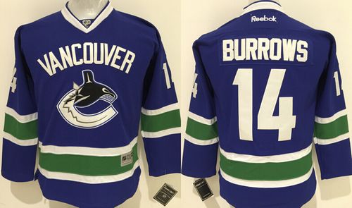 Canucks #14 Alex Burrows Blue Youth Stitched NHL Jersey Canucks #14 Alex Burrows Blue Youth Stitched NHL Jersey