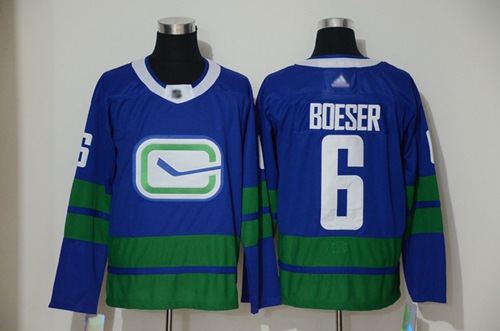 Canucks #6 Brock Boeser Blue Alternate Authentic Stitched Hockey Jersey Canucks #6 Brock Boeser Blue Alternate Authentic Stitched Hockey Jersey