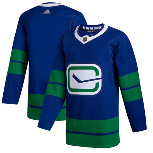 Canucks Blank Blue Alternate Authentic Stitched Hockey Jersey Canucks Blank Blue Alternate Authentic Stitched Hockey Jersey