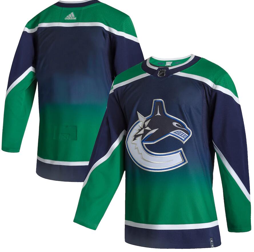 Canucks Blank Green 2020-21 Reverse Retro Adidas Jersey Canucks Blank Green 2020-21 Reverse Retro Adidas Jersey