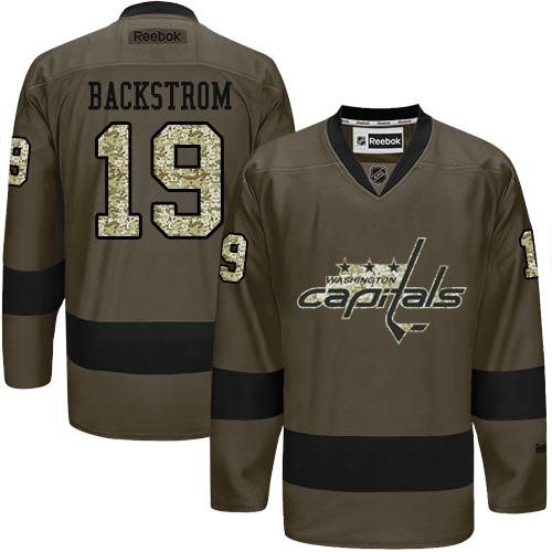 Capitals #19 Nicklas Backstrom Green Salute to Service Stitched NHL Jersey Capitals #19 Nicklas Backstrom Green Salute to Service Stitched NHL Jersey